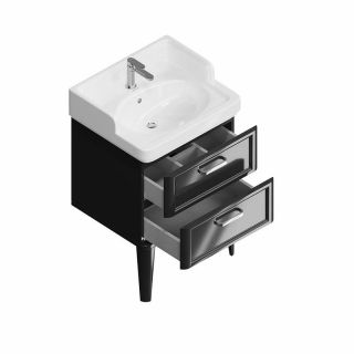 Тумба под раковину Kerama Marazzi Pompei PO.M.60.2\BLK 60 см чёрный